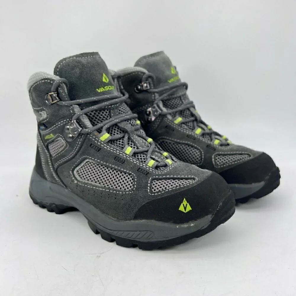 Vasque Unisex Kids Breeze WP 2.0 7213 Gray Lace Up Sneaker Shoes Size 3M